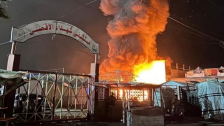 عشرات الشهداء والجرحى في قصف مستشفيات ومراكز إيواء في قطاع غزة