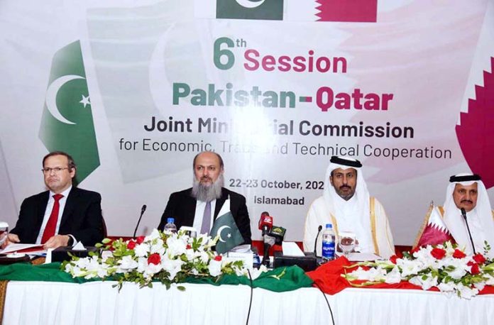 باكستان ودولة قطر تتفقان على تعميق الشراكة الاقتصادية بينهما من خلال توسيع التعاون في التجارة والاستثمار والأمن الغذائي والرقمنة